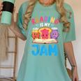 Reading Is My Jam I Love To Read Books Boy Girl Women's Comfort Colors T-Shirt Violet