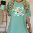 Reading Is The Key To Smart Book Lover Bookworm Reader Women's Comfort Colors T-Shirt Violet