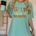Reading Lover Wild About Reading Reading Books And Bookworm Women's Comfort Colors T-Shirt Violet