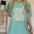 Reading Quote For Bookworm And Librarian Women's Comfort Colors T-Shirt Violet Reading Quote For Bookworm And Librarian Women's Comfort Colors T-Shirt Violet