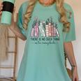 Reading There Is No Such Thing As Too Many Books Librarian Women's Comfort Colors T-Shirt Violet