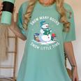 Reading Snowman So Many Books Christmas Books Readers Women's Comfort Colors T-Shirt Violet Reading Snowman So Many Books Christmas Books Readers Women's Comfort Colors T-Shirt Violet