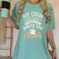 Reading All Winter Cozy Book Lover And Literary Escape Women's Comfort Colors T-Shirt Violet Reading All Winter Cozy Book Lover And Literary Escape Women's Comfort Colors T-Shirt Violet
