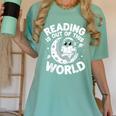 Reading Is Out Of This World Space Books Lover Women's Comfort Colors T-Shirt Violet
