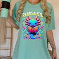 Readsalotl Axolotl Book Lovers Axolotls Women's Comfort Colors T-Shirt Violet Readsalotl Axolotl Book Lovers Axolotls Women's Comfort Colors T-Shirt Violet