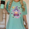 ReadsALOTL Cute Axolotl Book Lover Women's Comfort Colors T-Shirt Violet ReadsALOTL Cute Axolotl Book Lover Women's Comfort Colors T-Shirt Violet