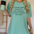 I Rescue Books Trapped In The Bookstore Book Hoarder Women's Comfort Colors T-Shirt Violet