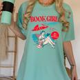 Retro Book Girl Summer For Women Beach Reading Women's Comfort Colors T-Shirt Violet Retro Book Girl Summer For Women Beach Reading Women's Comfort Colors T-Shirt Violet