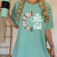 Retro So Many Books Little Time Book Clock Reading Women's Comfort Colors T-Shirt Violet Retro So Many Books Little Time Book Clock Reading Women's Comfort Colors T-Shirt Violet