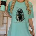 Salem Witch Book Club Cat Reading Witchy Halloween Men Women's Comfort Colors T-Shirt Violet Salem Witch Book Club Cat Reading Witchy Halloween Men Women's Comfort Colors T-Shirt Violet