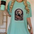 Salem Witch Book Club All Witches Welcome Spooky Halloween Women's Comfort Colors T-Shirt Violet