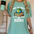 Save The Earth It’s The Only Planet With Books Women's Comfort Colors T-Shirt Violet Save The Earth It’s The Only Planet With Books Women's Comfort Colors T-Shirt Violet