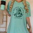 He Sees What You'Ve Been Reading Bookish Christmas Women's Comfort Colors T-Shirt Violet