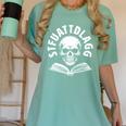 Sexy STFUATTDLAGG With Skull Please Spicy Reading Book Love Women's Comfort Colors T-Shirt Violet Sexy STFUATTDLAGG With Skull Please Spicy Reading Book Love Women's Comfort Colors T-Shirt Violet