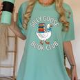 Silly Goose Book Club Reading Lover Women's Comfort Colors T-Shirt Violet