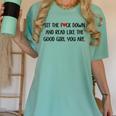 Sit The Fuck Down And Read Good Girl Spicy Books Smut Reader Women's Comfort Colors T-Shirt Violet Sit The Fuck Down And Read Good Girl Spicy Books Smut Reader Women's Comfort Colors T-Shirt Violet