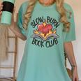 Slow Burn Book Club Romantasy Trope Smut Dark Romance Reader Women's Comfort Colors T-Shirt Violet Slow Burn Book Club Romantasy Trope Smut Dark Romance Reader Women's Comfort Colors T-Shirt Violet