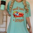 Smut Reader Be A Good Girl & Spread Those Pages Spicy Book Women's Comfort Colors T-Shirt Violet