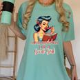 Smutty Spicy Book Reader Spread Those Pages Like A Good Girl Women's Comfort Colors T-Shirt Violet