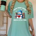 Snow Many Books Snow Little Time Snowman Reading Book Women's Comfort Colors T-Shirt Violet Snow Many Books Snow Little Time Snowman Reading Book Women's Comfort Colors T-Shirt Violet