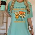 Spicy Books And Iced Coffee Book Lover Smut Reader Women's Comfort Colors T-Shirt Violet Spicy Books And Iced Coffee Book Lover Smut Reader Women's Comfort Colors T-Shirt Violet