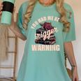 Spicy Books Merch Dark Romance You Had Me At Trigger Warning Women's Comfort Colors T-Shirt Violet Spicy Books Merch Dark Romance You Had Me At Trigger Warning Women's Comfort Colors T-Shirt Violet