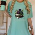 Spicy Books Put Down My Book Dark Romance Merch Bookish Women's Comfort Colors T-Shirt Violet