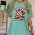 Spicy Books Spread Those Pages Like A Good Girl Dark Romance Women's Comfort Colors T-Shirt Violet