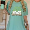 St Patricks Day Book Lover Librarian Reading Saint Pattys Women's Comfort Colors T-Shirt Violet St Patricks Day Book Lover Librarian Reading Saint Pattys Women's Comfort Colors T-Shirt Violet