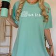 Stack Of Books Get Lit Book Reading Reader Women's Comfort Colors T-Shirt Violet