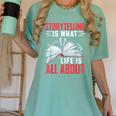 Storytelling Is What Life Is All About Book Women's Comfort Colors T-Shirt Violet
