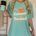 My Summer Is All Booked Book Lover Reading Vacation 2025 Women's Comfort Colors T-Shirt Violet