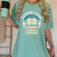 Support Your Local Library Book Lovers Women's Comfort Colors T-Shirt Violet Support Your Local Library Book Lovers Women's Comfort Colors T-Shirt Violet