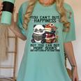 Teacher Bookworm Book Lover Panda Reading Book Librarian Tee Women's Comfort Colors T-Shirt Violet