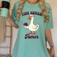 Teacher Silly Goose Reading Book Teaching Tiny Human Tamer Women's Comfort Colors T-Shirt Violet Teacher Silly Goose Reading Book Teaching Tiny Human Tamer Women's Comfort Colors T-Shirt Violet