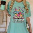 That’s What I Do I Read Books And I Know Things Floral Book Women's Comfort Colors T-Shirt Violet That’s What I Do I Read Books And I Know Things Floral Book Women's Comfort Colors T-Shirt Violet