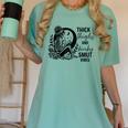 Thick Thighs And Kinky Smut Vibes Spicy Book Lovers Women's Comfort Colors T-Shirt Violet