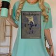 The Three Musketeers Book Cover Women's Comfort Colors T-Shirt Violet The Three Musketeers Book Cover Women's Comfort Colors T-Shirt Violet