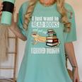 Tiny Dinosaur Read Books & Pet My Bearded Dragon Lover Premium Tri-Blend Women's Comfort Colors T-Shirt Violet