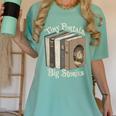 Tiny Portals Big Stories Book Nook Fantasy Gateway Women's Comfort Colors T-Shirt Violet Tiny Portals Big Stories Book Nook Fantasy Gateway Women's Comfort Colors T-Shirt Violet