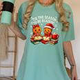 ’Tis The Season To Be Reading Book Lover Women's Comfort Colors T-Shirt Violet