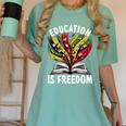 History Education Is Freedom Books Black History Premium Tri-Blend Women's Comfort Colors T-Shirt Violet History Education Is Freedom Books Black History Premium Tri-Blend Women's Comfort Colors T-Shirt Violet