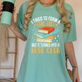 I Tried To Form A Gang Once But It Turned Into A Book Club Women's Comfort Colors T-Shirt Violet I Tried To Form A Gang Once But It Turned Into A Book Club Women's Comfort Colors T-Shirt Violet