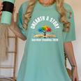 Unearth a Story 2026 Summer Reading Program Tree Book Women's Comfort Colors T-Shirt Violet Unearth a Story 2026 Summer Reading Program Tree Book Women's Comfort Colors T-Shirt Violet
