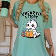 Unearth a Story Cute Dinosaur Summer Reading 2026 Dino Book Women's Comfort Colors T-Shirt Violet Unearth a Story Cute Dinosaur Summer Reading 2026 Dino Book Women's Comfort Colors T-Shirt Violet