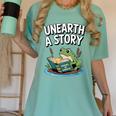 Unearth a Story Frog Reading a Book Summer 2026 Premium Tri-Blend Women's Comfort Colors T-Shirt Violet Unearth a Story Frog Reading a Book Summer 2026 Premium Tri-Blend Women's Comfort Colors T-Shirt Violet