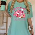 Valentine All Booked Book Coffee Coquette Bow Girl Women Women's Comfort Colors T-Shirt Violet Valentine All Booked Book Coffee Coquette Bow Girl Women Women's Comfort Colors T-Shirt Violet