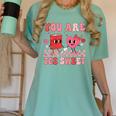 Valentine Day Book You Are Too Sweet Librarian Teacher Kids Women's Comfort Colors T-Shirt Violet