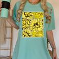 Varsity-Gold Yellow Comic Book University Varsity-Gold Women's Comfort Colors T-Shirt Violet