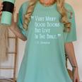 Visit Many Good Books But Live In The Bible Spurgeon Quote Women's Comfort Colors T-Shirt Violet Visit Many Good Books But Live In The Bible Spurgeon Quote Women's Comfort Colors T-Shirt Violet